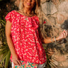 Wait And Smile Floral Shift Top Curves Image - 1