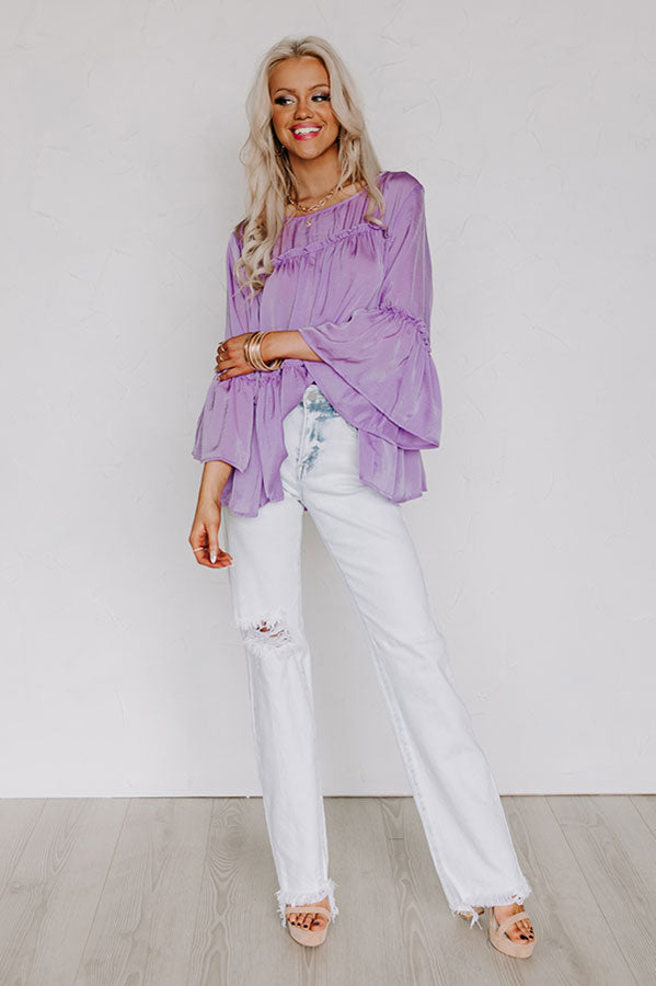 Meadow View Shift Top in Lavender Image - 1