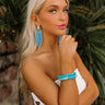 Confident Energy Earrings In Turquoise Image - 1