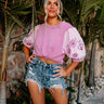 Never Out Done Embroidered Top Image - 1