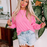 On Sunshine Time Top In Pink Image - 1