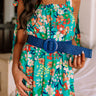 Chasing Sunshine Woven Belt In Royal Blue Image - 1