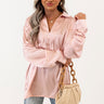 Reaching Out To You Shift Top In Pink Image - 1