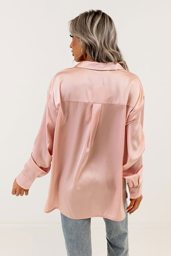 Reaching Out To You Shift Top In Pink Image - 5