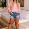 Saturday Night Premiere Shift Top In Pink Curves Image - 1