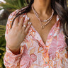 Everyday Dreams Beaded Necklace In Blush Image - 1