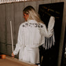Bride Tassel Denim Jacket Image - 1