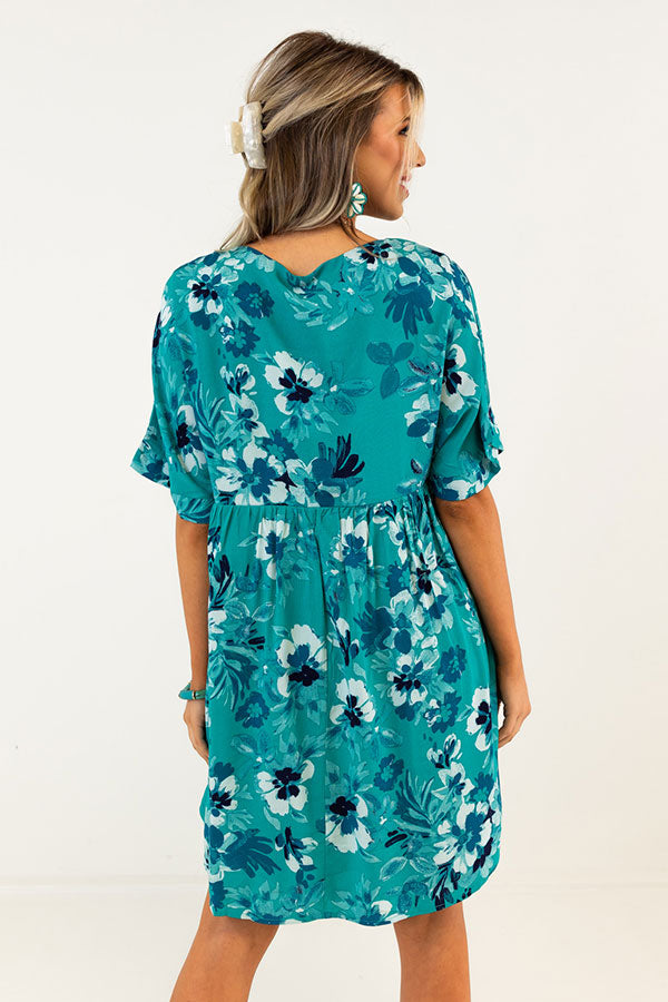 Try To Resist Babydoll Dress In Turquoise Image - 5