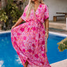 Just Met You Floral Maxi in Pink Curves Image - 1