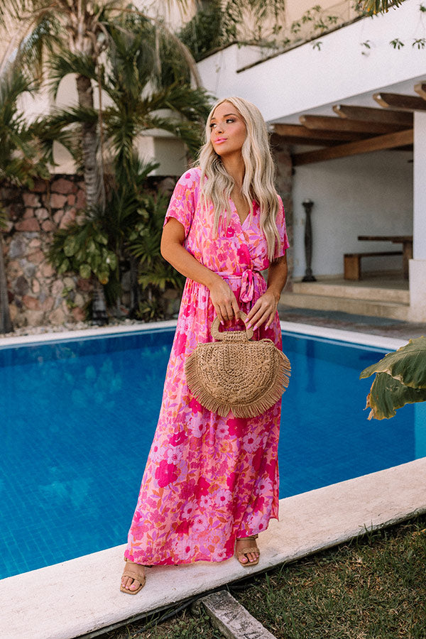 Just Met You Floral Maxi in Pink Image - 1