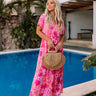 Just Met You Floral Maxi in Pink Image - 1