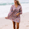Party in Galveston Babydoll Dress in Blooming Dahlia Image - 1