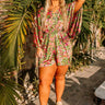 Truly Tropical Satin Romper Curves Image - 1