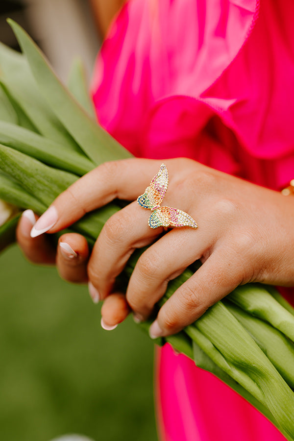 The Chrysalis Butterfly Ring Image - 5