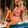 Summer Lover Leopard Bikini Top Image - 1