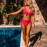 Coastal Ambiance High Waist Bikini Bottom Image - 1