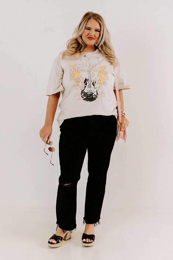 The Meena High Waist Distressed Jean Curves Image - 1