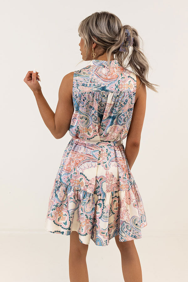 Styled By The Sea Paisley Dress Image - 3
