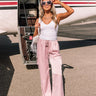 Sure And Steady High Waist Trousers In Blush Image - 1