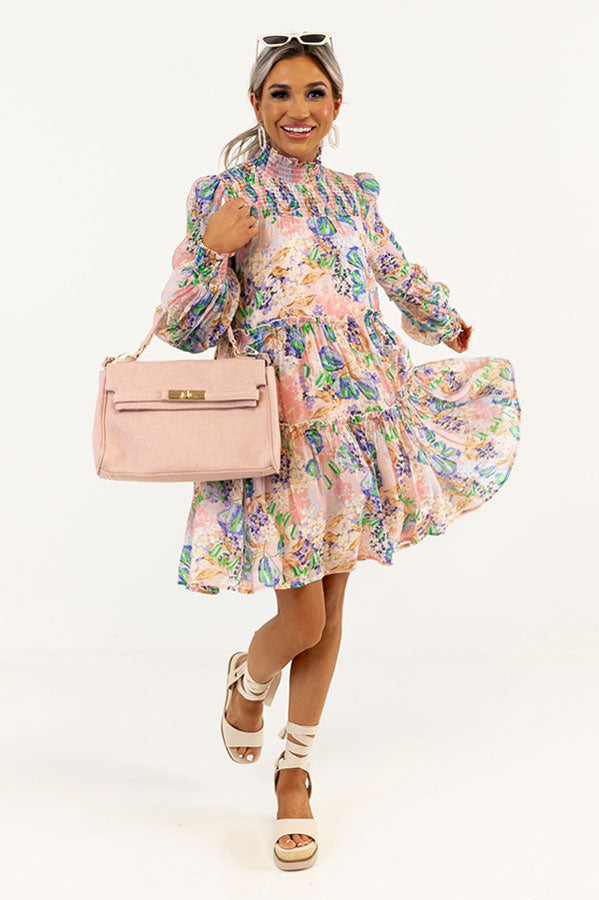 Coastal Kisses Floral Shift Dress Image - 1