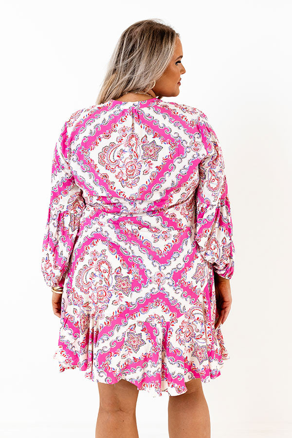 Classic And Keen Paisley Dress Curves Image - 3