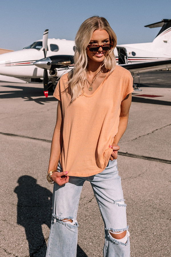 Trading Favors Shift Tee In Orange Image - 1