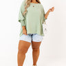 Appreciate You Shift Top In Sea Glass Curves Image - 1