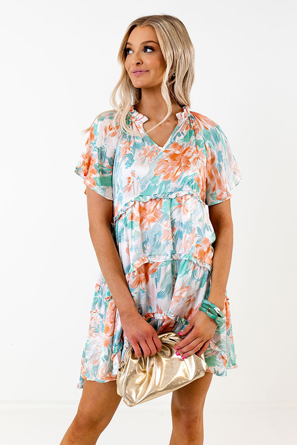 Coastal Ambiance Babydoll Dress Image - 1