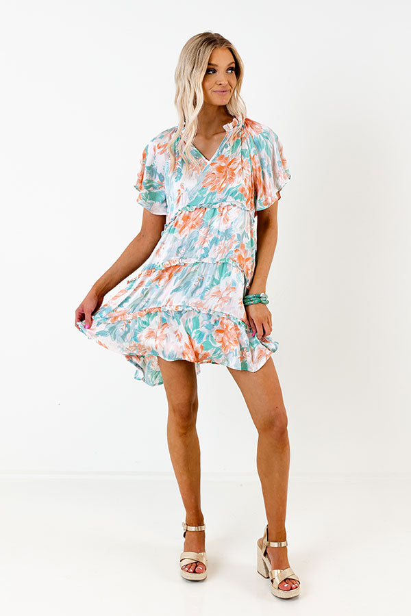 Coastal Ambiance Babydoll Dress Image - 2