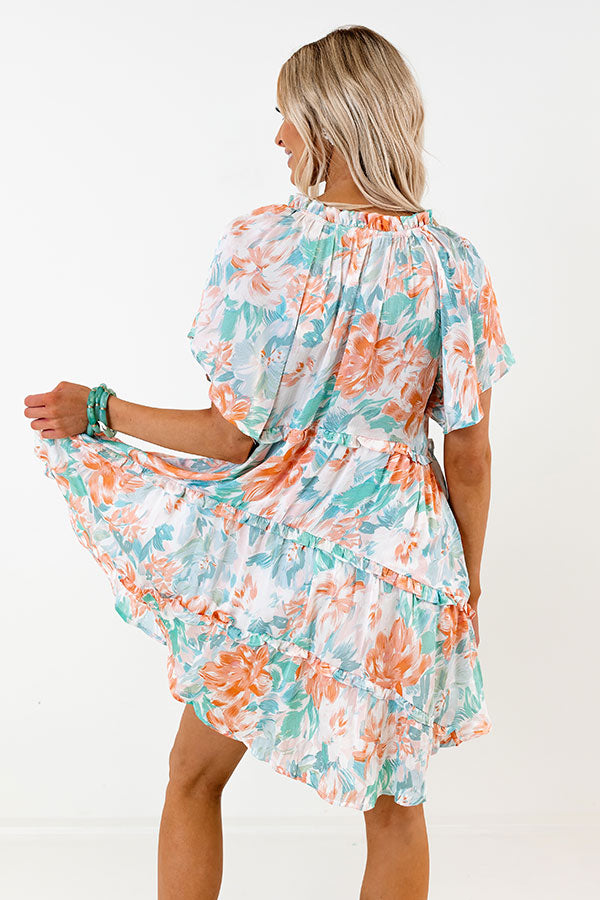 Coastal Ambiance Babydoll Dress Image - 3