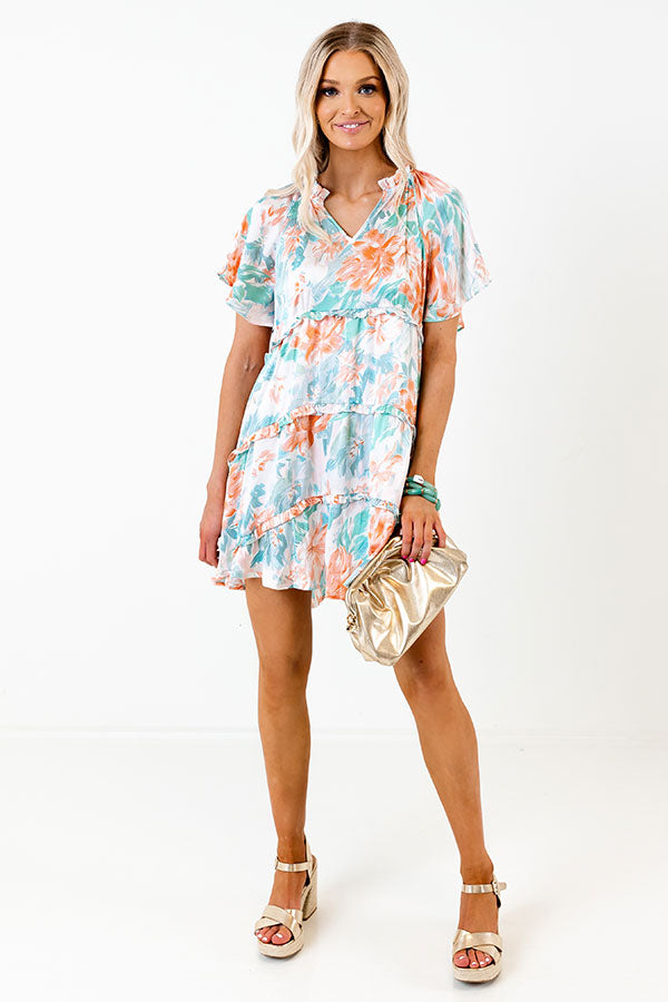 Coastal Ambiance Babydoll Dress Image - 5