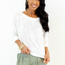Central Avenue Sweetness Top In Ivory Image - 1