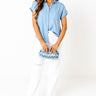 Pleased To Meet You Chambray Top Image - 1