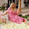 Maldives Escape Maxi In Fuchsia Curves Image - 1