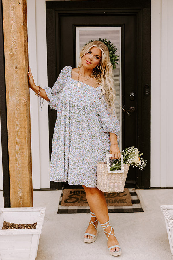 Parisian Picnic Babydoll Dress Curves Image - 1