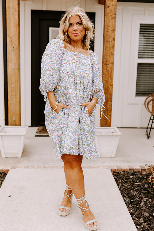 Parisian Picnic Babydoll Dress Curves Image - 2