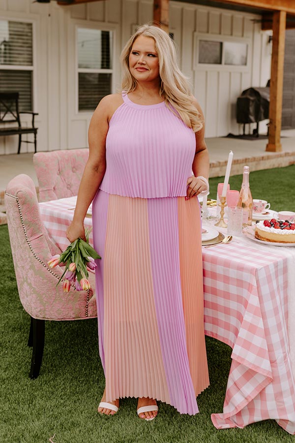 Dreamy Daze Pleated Maxi Curves Image - 3