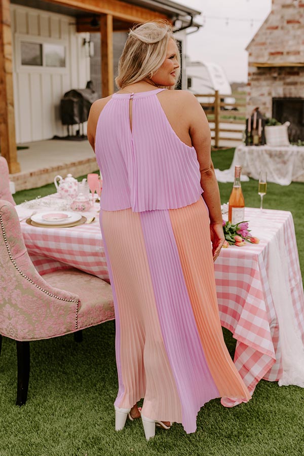 Dreamy Daze Pleated Maxi Curves Image - 4