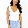 Sunset Siren Top In White Image - 1