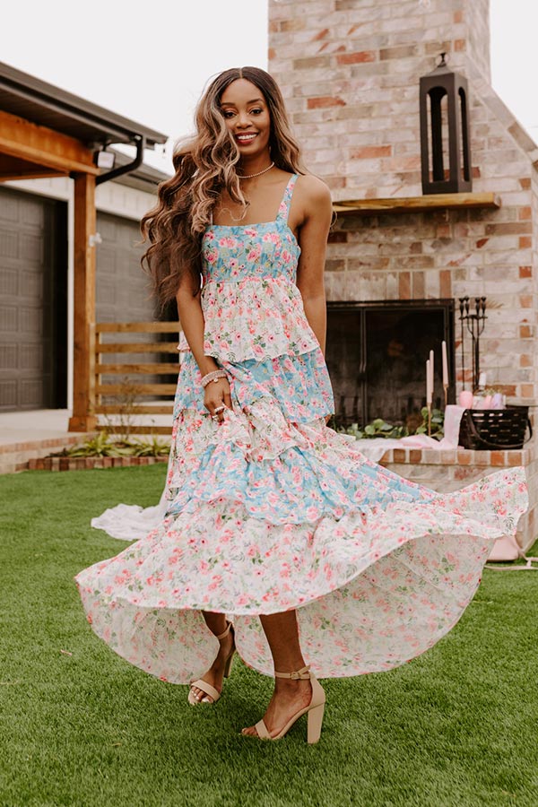 Coastal Charm Tiered Maxi Image - 1