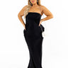Glimpse Of Glamour Satin Maxi Curves Image - 1