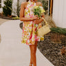 Santorini Seashells Dress In Pink Image - 1