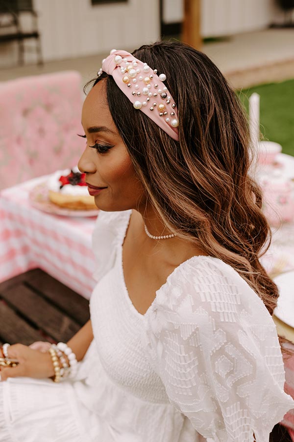 Upper East Elegance Embellished Headband Image - 1