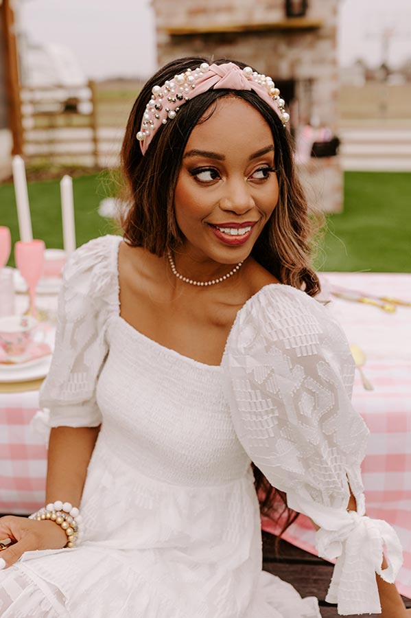 Upper East Elegance Embellished Headband Image - 2