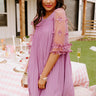 Magic Melody Pleated Dress in Lavender Image - 1