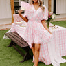 Seashore Symphony Smocked Mini Dress Image - 1