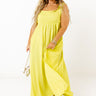 Sun-Kissed Sands Midi In Yellow Curves Image - 1