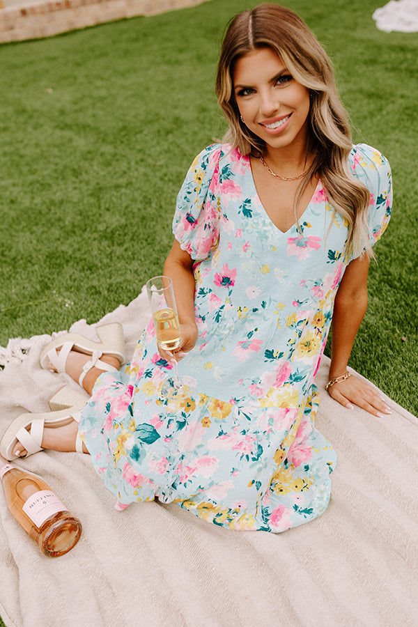 Sandy Shores Floral Shift Dress Image - 2
