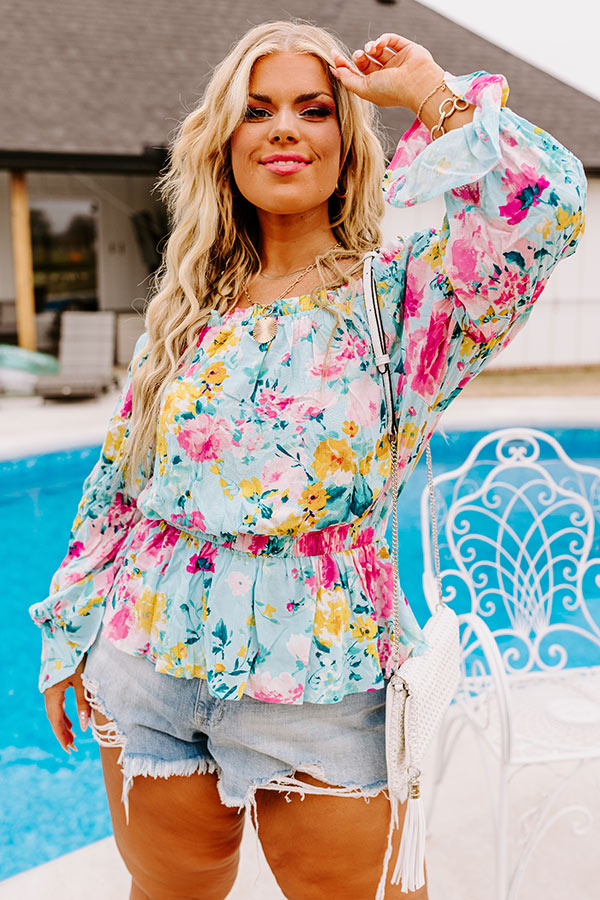 Sandy Shores Off Shoulder Top Curves Image - 1