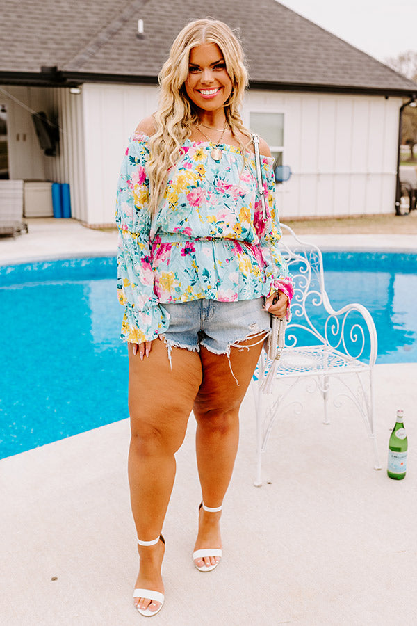 Sandy Shores Off Shoulder Top Curves Image - 2